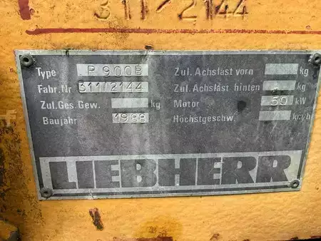 Pelles sur chenilles 1988 Liebherr P900B (7)