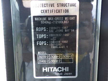 Minibagger 2008 Hitachi ZX27U-2 (17)