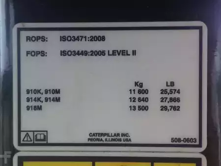 Hjullaster 2018 Caterpillar 910M (4)