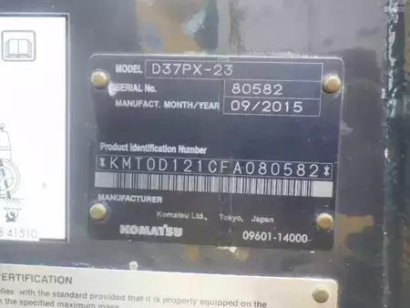 Pásové buldozery 2015 Komatsu D37PX-23 (10)