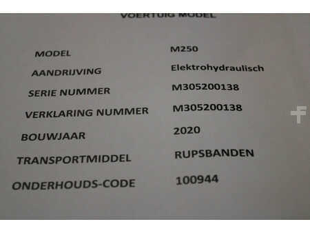 Mininosturit 2020 Bg Lift m250 compactkraan mini hijskraan met 667 uur (23)