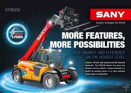 Cargadoras de ruedas 2025 Sany STH625E (1)
