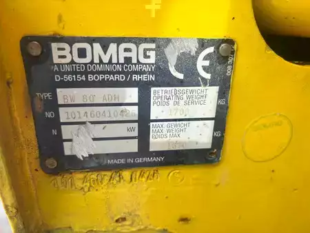 Sonstige 0 BOMAG Tandemwals - Trilwals BW 80 ADH (11)