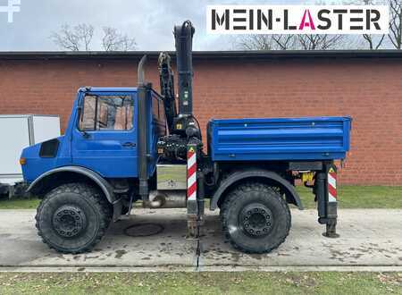 Autokran 1992 Unimog U 1700 Hiab 100 AW Kran 15,8 m max. 4,45 t  (5)