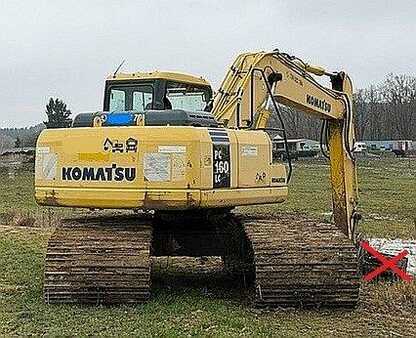 Rupsgraafmachines 2004 Komatsu PC 160 LC-7K (2)