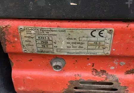 Minibagger 2015 Kubota KX61-3 (7)