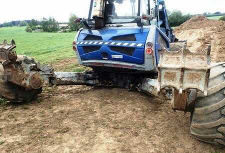 Bæltegraver 2012 Menzi Muck A91 F mobil 4x4+ (5)