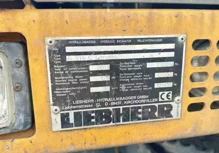 Pyöräkaivinkoneet  2013 Liebherr A 914 C Litronic (11)