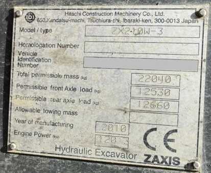 Mobil gravemaskin 2010 Hitachi ZX 210W-3 (8)