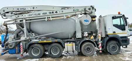 Pompe calcestruzzo su autocarro 2007 Iveco Trakker 450 +CIFA Magnum MK24.4 (2)