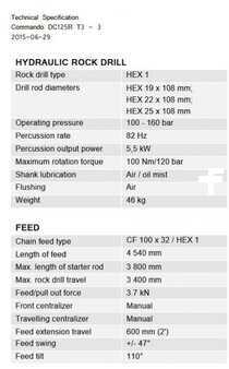Rotary Drilling Rig 2015 Sandvik DC 125R Commando (10)