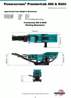 Pozostałe 2017 Terex Powerscreen Premiertrak 400 (7)