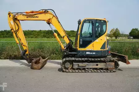 Kettenbagger 2015 Hyundai R80CR-9A | 2015 | 4 Buckets + Sorting Grab (4)