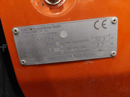 Mini-koparki 2022 Kubota KX019-4 GL (7)