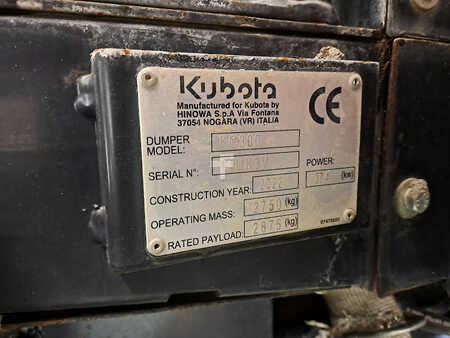 Mini-wywrotki 2022 Kubota KC300HR-5 (14)