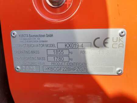 Minikaivinkoneet 2023 Kubota KX019-4 GL (12)
