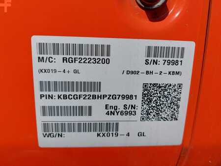 Minikaivinkoneet 2023 Kubota KX019-4 GL (13)