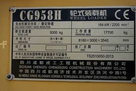 Wheel Loaders 2011 Cheng Gong G958H (8)