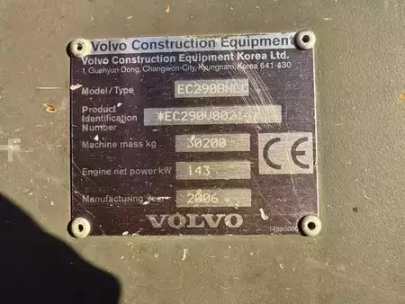 Telakaivinkoneet  2006 Volvo EC 290 B N LC (12)