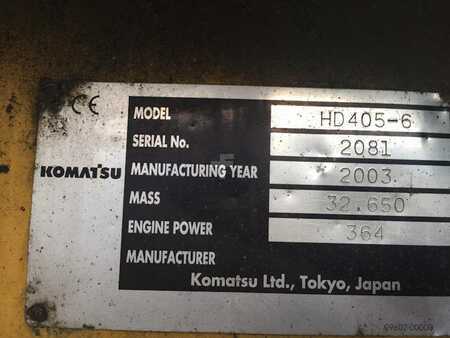 Dumpperit 2003 Komatsu HD405-6 (10)