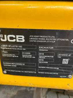 Rupsgraafmachines 2019 JCB JS 145-HD,Model 2019, Wide tracks! 1500mm (13)