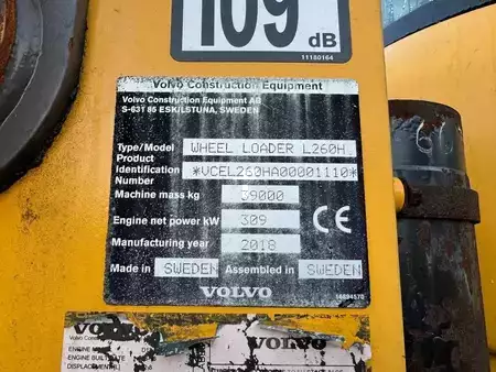 Pale Gommate 0 Volvo L 260 H ( NEW TYRES ) (11)