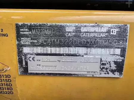 Manipulador de materiais 0 Caterpillar M 322 D MH (8)