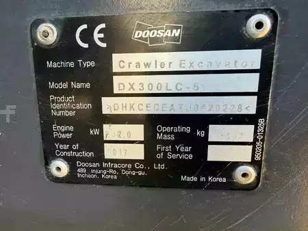 Muut 0 Doosan DX300LC-5 ( 18M LONG REACH ) (16)