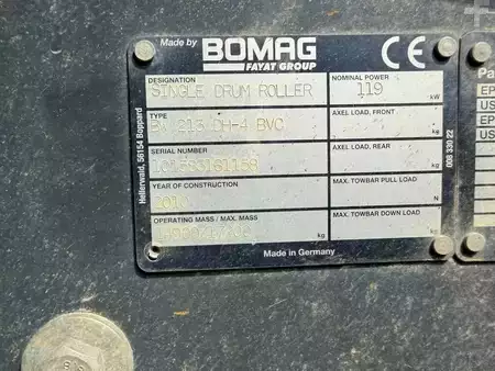Walce  0 BOMAG BW 213 D H-4 BVC (10)