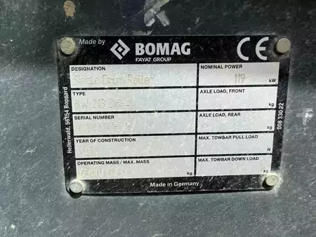 Enkelt tromlekomprimator 0 BOMAG BW 213 D H-4 (12)