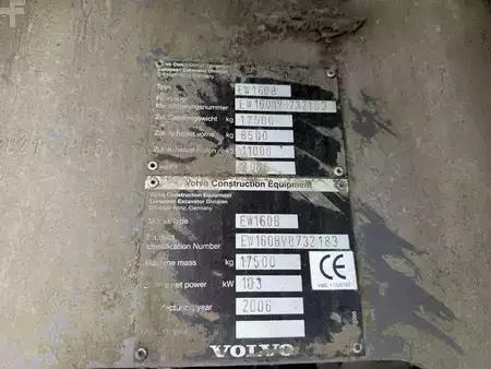 Escavatori gommati 0 Volvo EW 160 B (10)