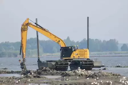 Korečková rýpadla 0 Caterpillar 320 amphibious excavator bigfloat swampbuggy (1)
