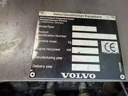 Pyöräkaivinkoneet  2001 Volvo EW 160 (10)