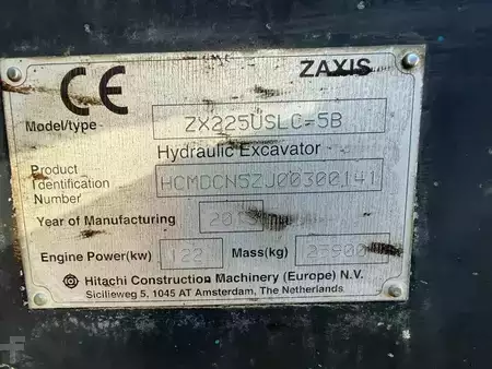 Rupsgraafmachines 2013 Hitachi ZX 225 US LC-5 B (15)