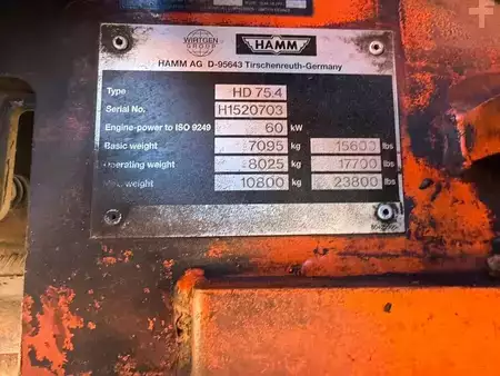 Tandemruller 2004 Hamm HD 75.4 (9)