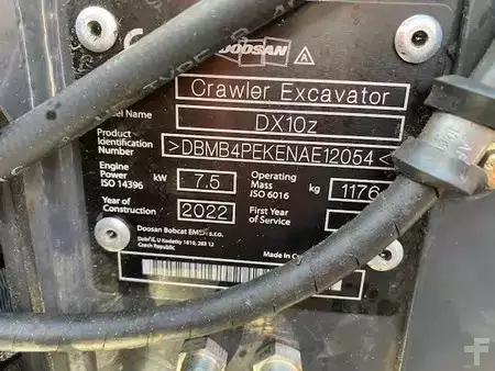 Minikaivinkoneet 2022 Doosan DX 10 Z (8)