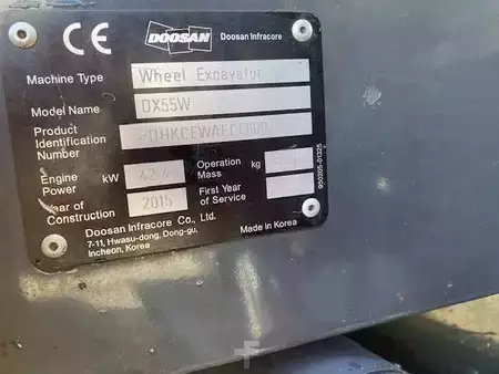 Mini pelle 2015 Doosan DX 55 W (24)