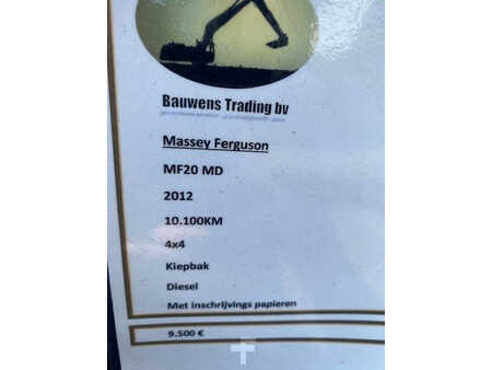 Muut 2012 Massey Ferguson MF 20D (11)