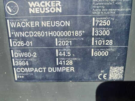 Dumper 2021 Wacker Neuson DW 60 (19)