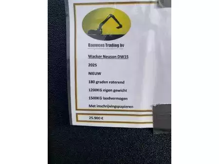 Tombereau rigide 2025 Wacker Neuson DW 15 (8)