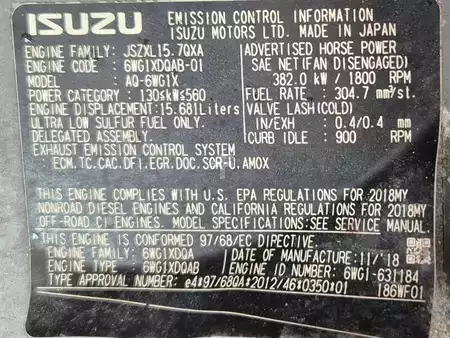 Excavadoras de cadenas 2020 Hitachi ZX890LCH-6 (5)