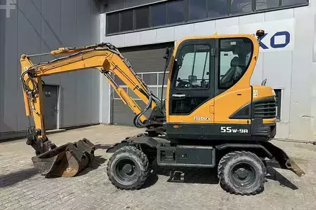 Mobil gravemaskin 2021 Hyundai R 55W-9A (1)