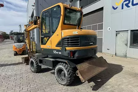 Mobil gravemaskin 2021 Hyundai R 55W-9A (2)