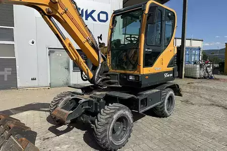 Mobil gravemaskin 2021 Hyundai R 55W-9A (8)