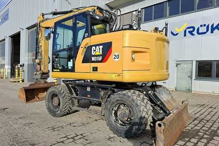 Pelle sur pneus 2018 Caterpillar M 315 F (2)