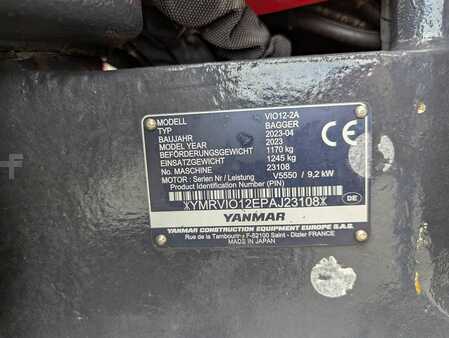 Mini kotrógép 2023 Yanmar VIO 12-2A (10)