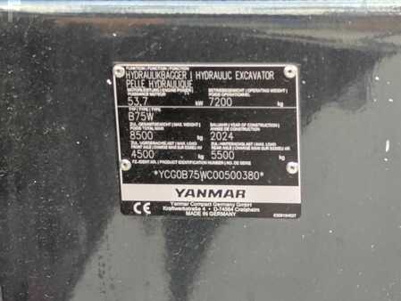 Escavatori gommati 2024 Yanmar B 75 W (7)