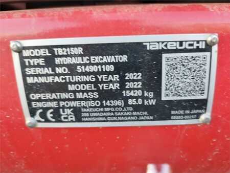 Pelles sur chenilles 2022 Takeuchi TB 2150RCV (19)
