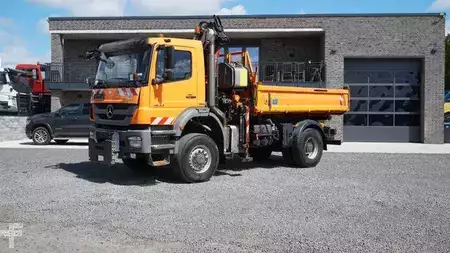 Sonstige 2012 Mercedes-Benz Axor 1833 Dreiseitenkipper 4x4 Meiller Kran Atla (1)