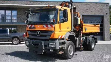 Sonstige 2012 Mercedes-Benz Axor 1833 Dreiseitenkipper 4x4 Meiller Kran Atla (2)